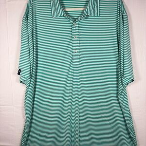 Ralph Lauren Aqua Striped Polo Shirt